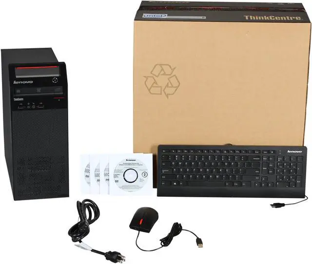 Alt view image 9 of 9 - Lenovo Desktop PC 10AS002KUS Intel Core i5-4570S 4GB DDR3 500GB HDD Intel HD Graphics 4600 Windows 7 Professional 64bit