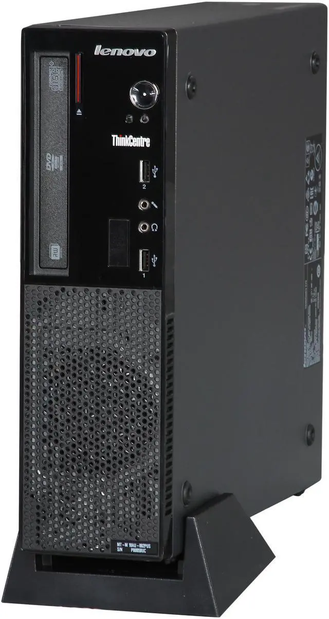 Alt view image 3 of 9 - Lenovo Desktop PC ThinkCentre E73 (10AU002PUS) Intel Core i3-4130 4GB DDR3 500GB HDD Intel HD Graphics 4400 Windows 7 Professional 64-bit