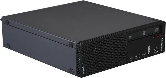 Alt view image 7 of 9 - Lenovo Desktop PC ThinkCentre E73 (10AU002PUS) Intel Core i3-4130 4GB DDR3 500GB HDD Intel HD Graphics 4400 Windows 7 Professional 64-bit
