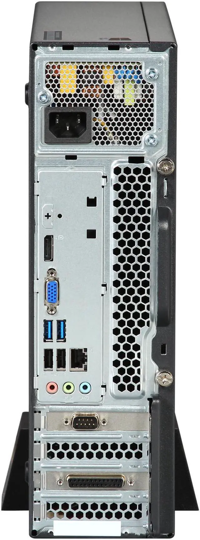 Alt view image 8 of 9 - Lenovo Desktop PC ThinkCentre E73 (10AU002PUS) Intel Core i3-4130 4GB DDR3 500GB HDD Intel HD Graphics 4400 Windows 7 Professional 64-bit