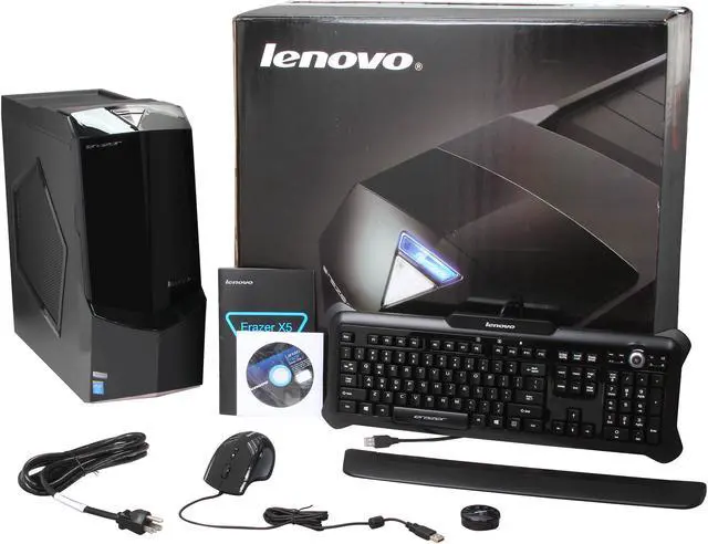 Alt view image 10 of 10 - Lenovo Desktop PC Erazer X510 (57323869) Intel Core i7-4770K 16GB DDR3 1TB + 8GB SSHD HDD NVIDIA GeForce GTX 760 2GB Windows 8.1