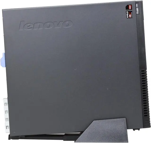 Alt view image 4 of 9 - Lenovo ThinkCentre M78 10BU0004US Desktop Computer - AMD A-Series A8-6500B 3.5GHz - 4GB DDR3 - 500GB HDD - Windows 7 Professional - Small Form Factor - Business Black