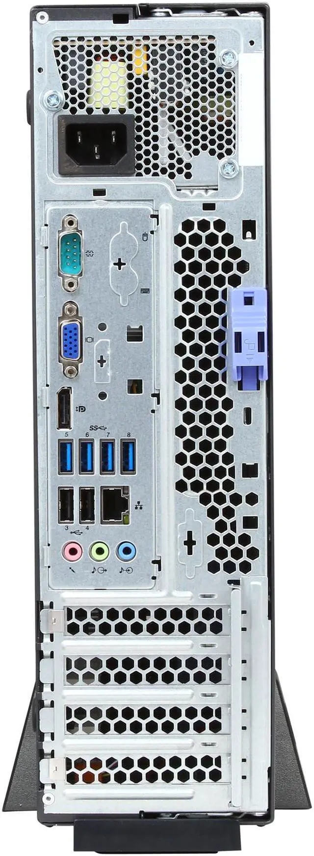 Alt view image 8 of 9 - Lenovo ThinkCentre M78 10BU0004US Desktop Computer - AMD A-Series A8-6500B 3.5GHz - 4GB DDR3 - 500GB HDD - Windows 7 Professional - Small Form Factor - Business Black