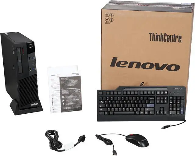 Alt view image 10 of 10 - Lenovo ThinkCentre Desktop Computer M83 Small Form Factor Pro (10AH0016US) Intel Core i5 4570 (3.20 GHz) 4 GB DDR3 500 GB HDD Windows 7 Professional 64-Bit
