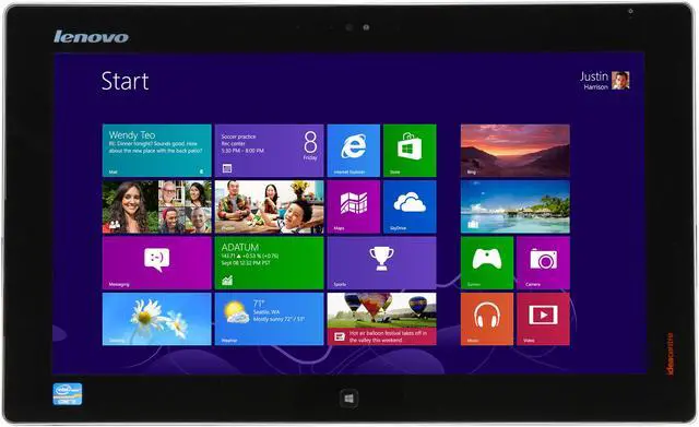 Alt view image 2 of 9 - Lenovo Portable All-in-One IdeaCentre Flex 20 (57318965) Intel Core i3-4010U 4GB DDR3 500GB HDD 19.5" Touchscreen Windows 8