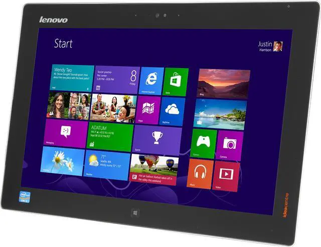 Alt view image 3 of 9 - Lenovo Portable All-in-One IdeaCentre Flex 20 (57318965) Intel Core i3-4010U 4GB DDR3 500GB HDD 19.5" Touchscreen Windows 8