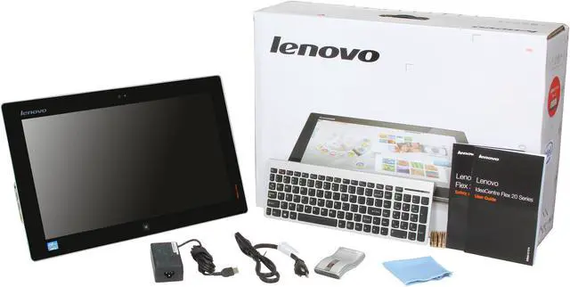 Alt view image 9 of 9 - Lenovo Portable All-in-One IdeaCentre Flex 20 (57318965) Intel Core i3-4010U 4GB DDR3 500GB HDD 19.5" Touchscreen Windows 8
