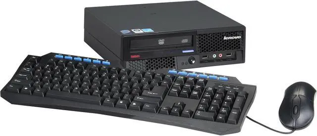 Main image of Lenovo Desktop PC ThinkCentre M58P Core 2 Duo 3.0 GHz 2 GB 160 GB HDD Windows 7 Home Premium 32-Bit (Microsoft Authorized Recertified)