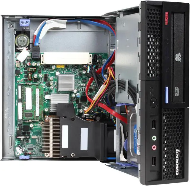 Alt view image 6 of 8 - Lenovo Desktop PC ThinkCentre M58P Core 2 Duo 3.0 GHz 2 GB 160 GB HDD Windows 7 Home Premium 32-Bit (Microsoft Authorized Recertified)