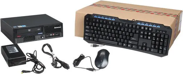 Alt view image 8 of 8 - Lenovo Desktop PC ThinkCentre M58P Core 2 Duo 3.0 GHz 2 GB 160 GB HDD Windows 7 Home Premium 32-Bit (Microsoft Authorized Recertified)