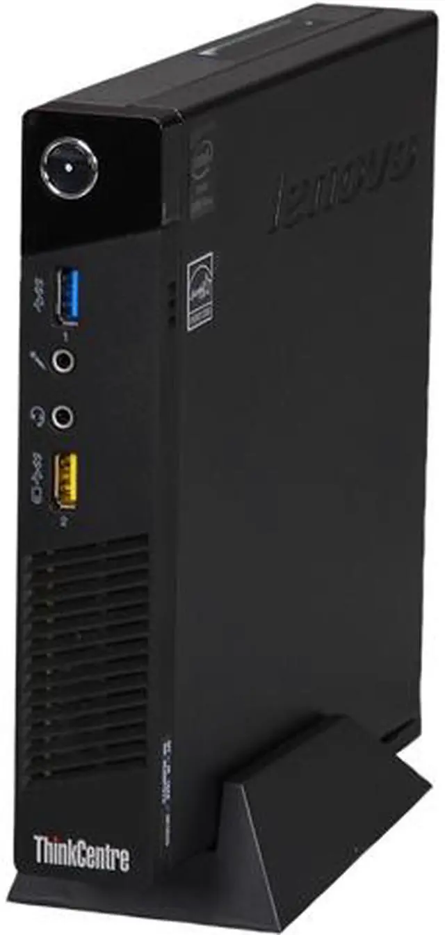 Main image of Lenovo ThinkCentre M93p 10ABS00Q00 Desktop Computer - Intel Core i5-4570T 2.9GHz - 4GB DDR3 - 500GB HDD - Windows 7 Professional - Tiny - Business Black