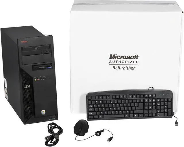 Alt view image 9 of 9 - ThinkCentre Desktop PC M52 3.00GHz 2GB 80GB HDD Windows 7 Home Premium 32-Bit