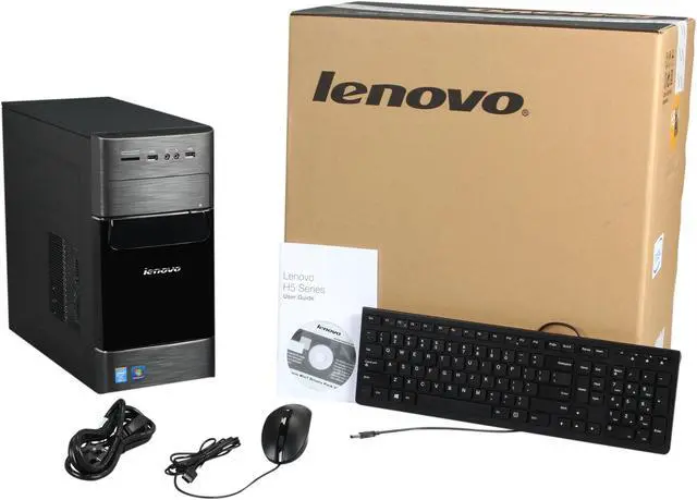 Alt view image 9 of 9 - Lenovo Desktop PC H530 57327876 Intel Core i3-4150 6GB DDR3 1TB HDD Intel HD Graphics 4400 Windows 7 Home Premium 64-bit
