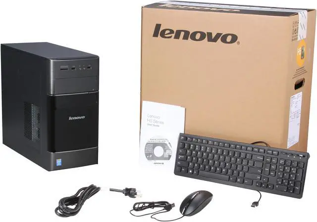 Alt view image 9 of 9 - Lenovo Desktop PC H530 57328304 Intel Core i5-4460 8GB DDR3 1TB HDD Intel HD Graphics 4600 Windows 8.1 64-bit
