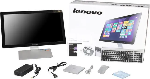 Alt view image 7 of 7 - Lenovo All-in-One PC A540 (F0AN002KUS) Intel Core i5-4258U 8GB DDR3 1TB HDD 8GB SSD 23.8" Touchscreen Windows 8.1 64-Bit