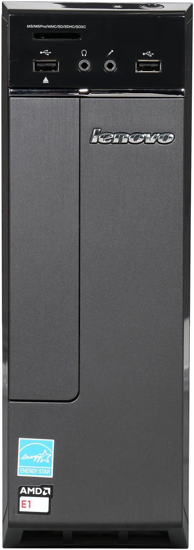 Alt view image 2 of 9 - Lenovo Desktop PC H30-05 (90BJ000KUS) AMD E1-Series E1-6010 4GB DDR3 500GB HDD AMD Radeon R2 Windows 8.1 64-Bit with Bing