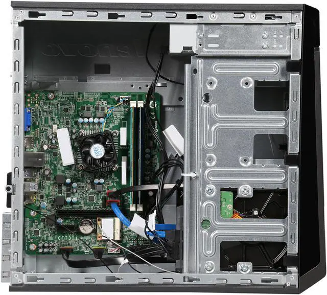 Alt view image 6 of 9 - Lenovo Desktop PC H50-05 (90BH000PUS) A6-Series APU A6-6310 (1.80 GHz) 6 GB DDR3 1 TB HDD AMD Radeon R4 Windows 8.1 64-Bit