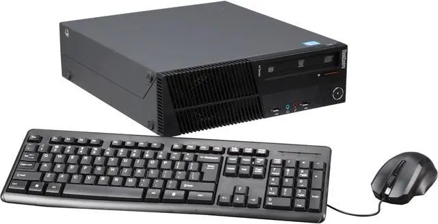 Main image of Lenovo ThinkCentre M81 [Microsoft Authorized Recertified] Small Form Factor Desktop PC with Quad Core Intel Core i5-2400 3.1Ghz (3.4Ghz Turbo), 4GB DDR3 RAM, 250GB HDD, DVDRW, Windows 7 Pro 64 Bit