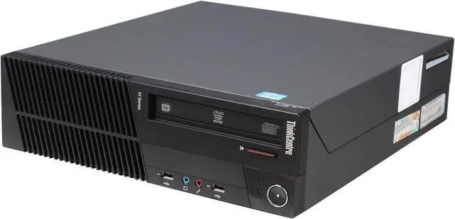 Alt view image 3 of 8 - Lenovo ThinkCentre M81 [Microsoft Authorized Recertified] Small Form Factor Desktop PC with Quad Core Intel Core i5-2400 3.1Ghz (3.4Ghz Turbo), 4GB DDR3 RAM, 250GB HDD, DVDRW, Windows 7 Pro 64 Bit