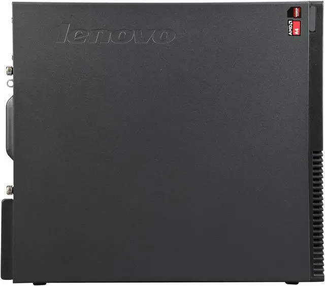 Alt view image 4 of 8 - ThinkCentre Desktop PC M79 AMD A4-6300B 4GB DDR3 500GB HDD AMD Radeon HD 8370D Windows 7 Professional 64-Bit