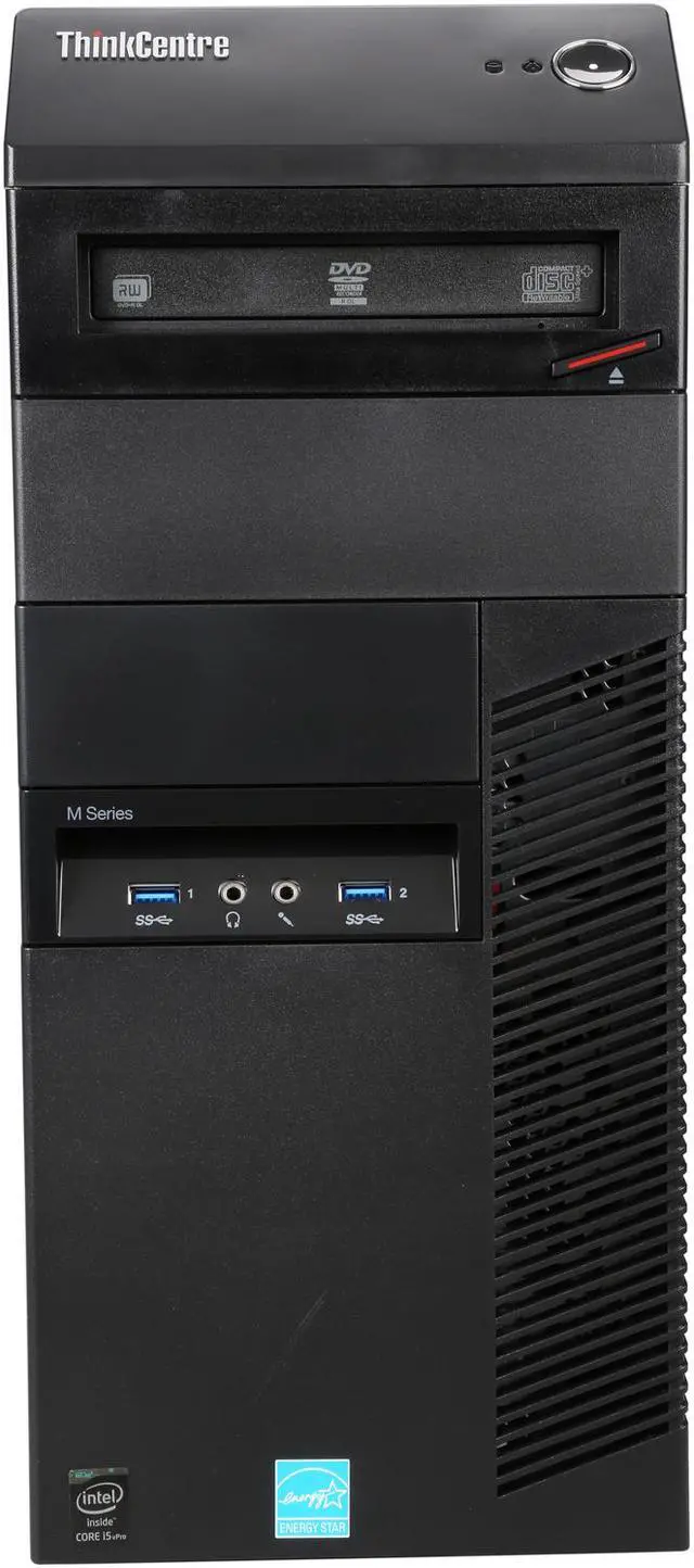 Alt view image 2 of 9 - ThinkCentre Desktop PC M93P Intel Core i5-4570 4GB DDR3 500GB HDD Intel HD Graphics 4600 Windows 7 Home Premium 32-Bit