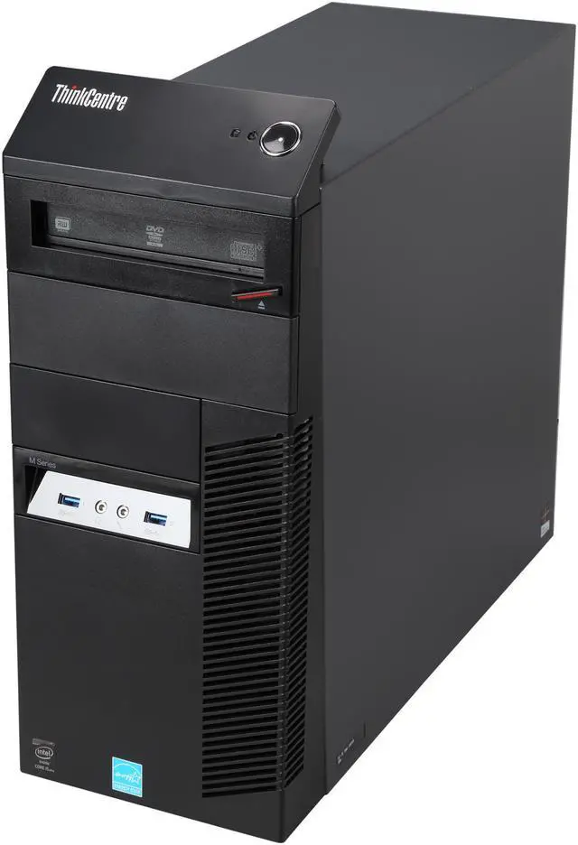 Alt view image 3 of 9 - ThinkCentre Desktop PC M93P Intel Core i5-4570 4GB DDR3 500GB HDD Intel HD Graphics 4600 Windows 7 Home Premium 32-Bit