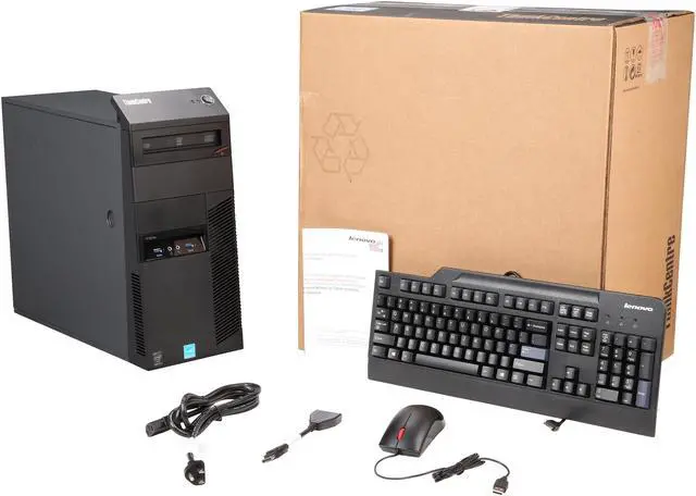 Alt view image 9 of 9 - ThinkCentre Desktop PC M93P Intel Core i5-4570 4GB DDR3 500GB HDD Intel HD Graphics 4600 Windows 7 Home Premium 32-Bit