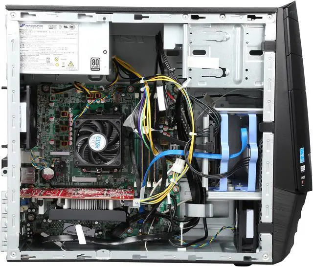 Alt view image 6 of 9 - Lenovo Desktop PC X315 (90B00001US) AMD FX-Series FX-770K (3.50GHz) 12GB DDR3 1TB HDD 128GB SSD Windows 8.1 64-Bit