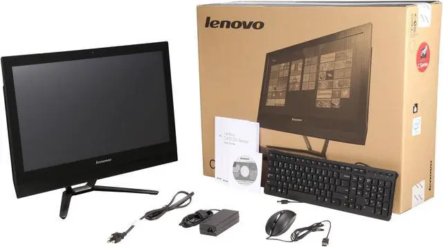 Alt view image 7 of 7 - Lenovo All-in-One PC C50-30 Touch (F0B1007QUS) Intel Core i3 4005U (1.70 GHz) 4 GB DDR3 500 GB HDD 23" 1920 x 1080 FHD Touchscreen Windows 8.1 64-bit