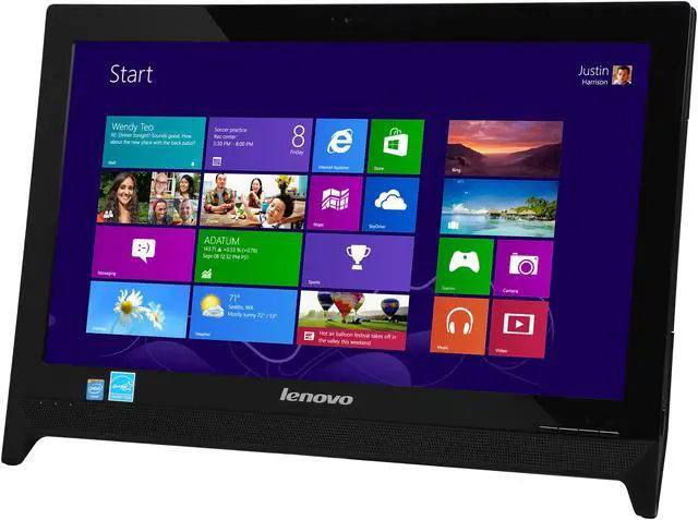 Alt view image 3 of 7 - Lenovo C260 Celeron J1800 (2.41GHz) 4GB DDR3 500GB HDD 19.5" All-in-One PCWindows 8.1 64-Bit 57327436 Grade B - Scratch & Dent