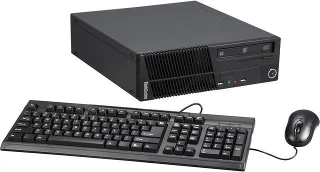 Main image of Lenovo Desktop PC M80 Intel Core i3-550 4GB DDR3 1TB HDD Intel HD Graphics Windows 10 Pro 64-Bit