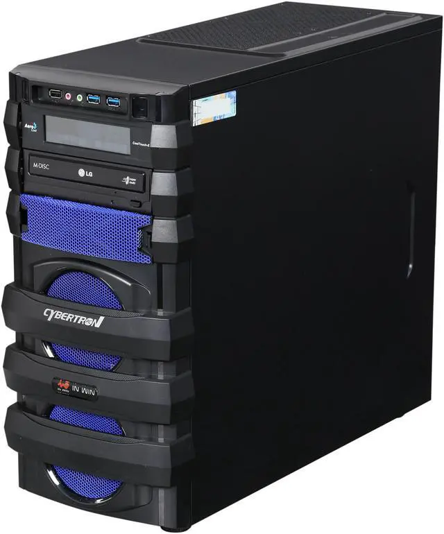 CybertronPC Gaming PC 5150 Unleashed IV (Blue) AMD FX-Series