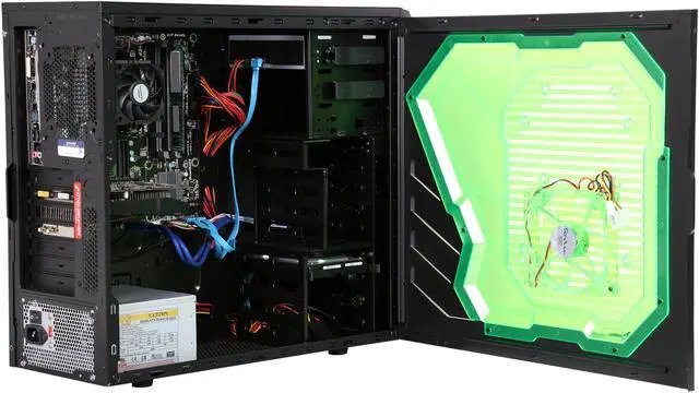 Alt view image 6 of 9 - CybertronPC Desktop PC Borg-709 (Green) AMD FX-Series FX-6300 8GB DDR3 1TB HDD NVIDIA GeForce GTX 750 1 GB Windows 8.1 64-Bit