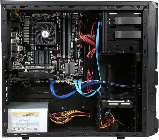 Alt view image 7 of 9 - CybertronPC Desktop PC Borg-709 (Green) AMD FX-Series FX-6300 8GB DDR3 1TB HDD NVIDIA GeForce GTX 750 1 GB Windows 8.1 64-Bit