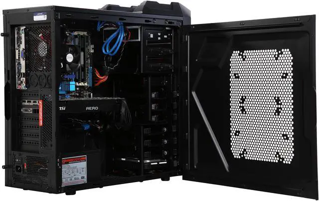 Alt view image 6 of 10 - CybertronPC Desktop PC Shockwave-FX1070 AMD FX-Series FX-6300 8GB DDR3 1TB HDD GeForce GTX 1070 Windows 10 Home 64-Bit