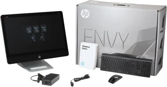 Alt view image 9 of 9 - HP Desktop PC ENVY 23-k110 (F3D51AA#ABA) Intel Core i3-4130T 4GB DDR3 1TB SATA 6G Solid State Hybrid Drive with 8GB SSD acceleration cache HDD 23" Touchscreen Windows 8.1