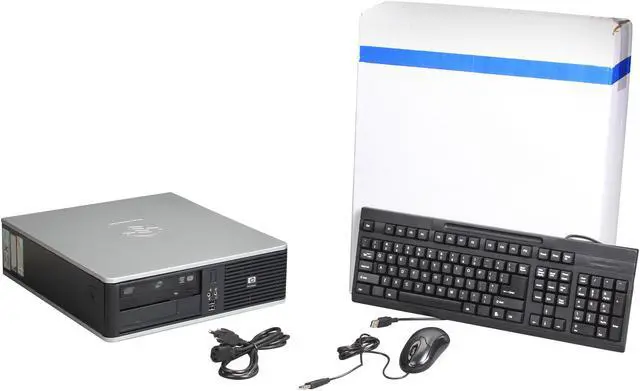 Alt view image 8 of 8 - HP DC7900 Small Form Factor Desktop PC with Intel Core 2 Duo 3.0 GHz, 4 GB RAM, 1 TB HDD, DVDROM, Windows 7 Professional 64-Bit