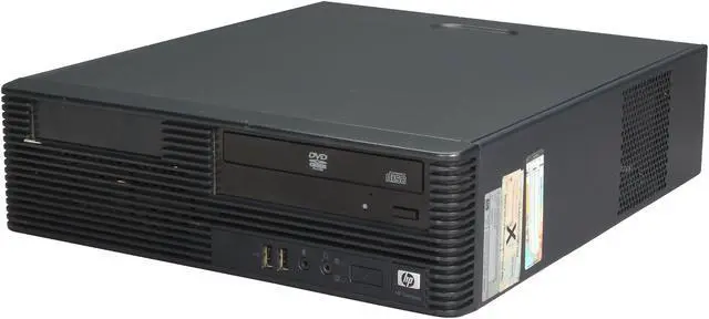 Alt view image 3 of 9 - HP DX7400 [Microsoft Authorized Recertified] Small Form Factor Desktop PC with Intel Core 2 Duo 2.33Ghz, 2GB RAM, 160GB HDD, DVDROM, Windows 7 Professional 32 Bit