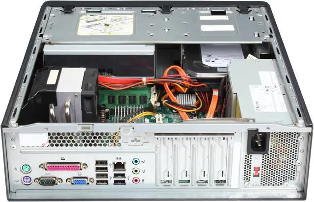 Alt view image 5 of 9 - HP DX7400 [Microsoft Authorized Recertified] Small Form Factor Desktop PC with Intel Core 2 Duo 2.33Ghz, 2GB RAM, 160GB HDD, DVDROM, Windows 7 Professional 32 Bit