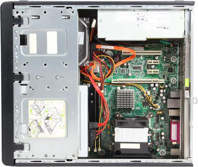 Alt view image 6 of 9 - HP DX7400 [Microsoft Authorized Recertified] Small Form Factor Desktop PC with Intel Core 2 Duo 2.33Ghz, 2GB RAM, 160GB HDD, DVDROM, Windows 7 Professional 32 Bit