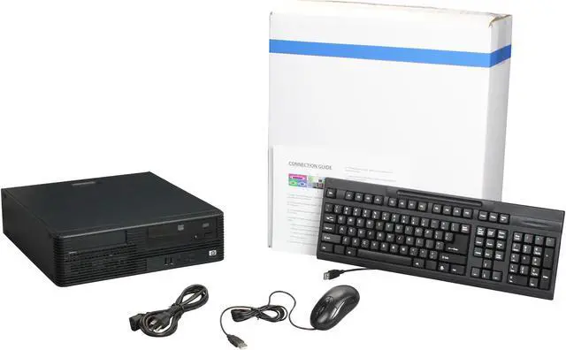 Alt view image 9 of 9 - HP DX7400 [Microsoft Authorized Recertified] Small Form Factor Desktop PC with Intel Core 2 Duo 2.33Ghz, 2GB RAM, 160GB HDD, DVDROM, Windows 7 Professional 32 Bit
