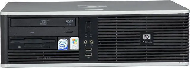Alt view image 2 of 7 - HP 5700 Desktop PC Intel Core2Duo 1.8GHz Processor 2GB Memory 160GB HDD DVD-ROM Windows 7 Home Premium 32-bit Bundle with Mouse & Keyboard, Microsoft office Home & Student 2010