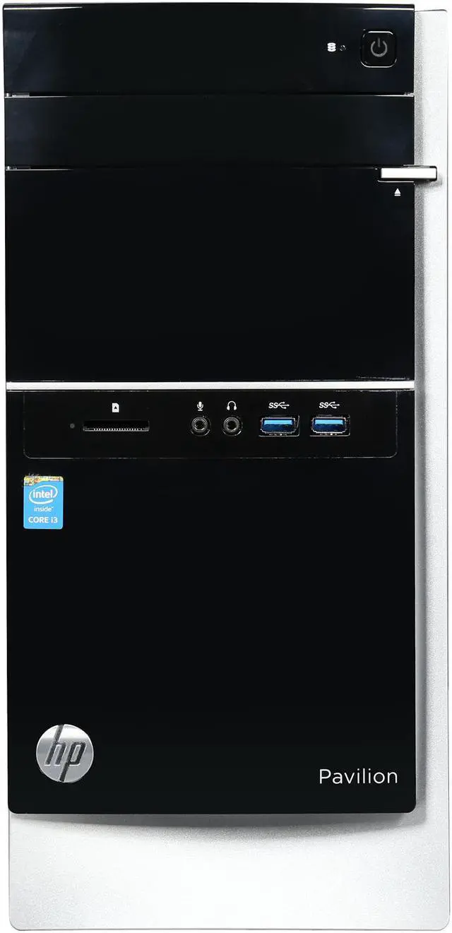 Alt view image 2 of 9 - HP Desktop PC Pavilion 500-267c Intel Core i3-4130 8GB DDR3 1TB HDD Intel HD Graphics 4400 Windows 10 Home