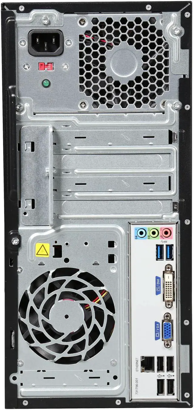 Alt view image 8 of 9 - HP Desktop PC Pavilion 500-267c Intel Core i3-4130 8GB DDR3 1TB HDD Intel HD Graphics 4400 Windows 10 Home