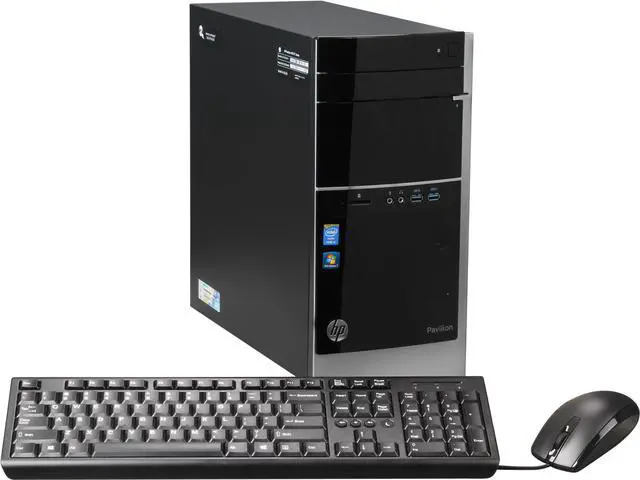 Main image of HP Desktop PC Pavilion 500-291 (F3E66AA#ABA) Intel Core i3-4130 4GB DDR3 1TB HDD Intel HD Graphics 4400 Windows 7 Professional 64-Bit