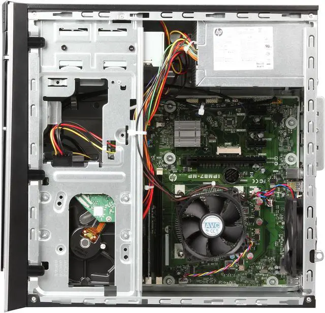 Alt view image 6 of 9 - HP Desktop PC Pavilion 500-291 (F3E66AA#ABA) Intel Core i3-4130 4GB DDR3 1TB HDD Intel HD Graphics 4400 Windows 7 Professional 64-Bit