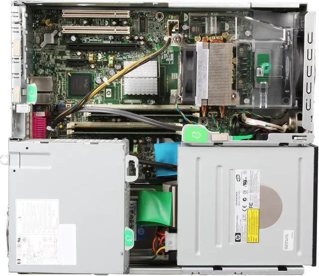 Alt view image 7 of 8 - HP Compaq DC7600 Small Form Factor Desktop PC Intel Pentium 4 3.0Ghz 2GB RAM 160GB HDD DVDROM Windows 7 Home Premium 32 Bit