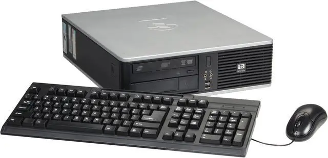 Alt view image 2 of 9 - HP Compaq DC7800 Small Form Factor Desktop PC Intel Core 2 Duo 2.33Ghz 4GB RAM 1TB HDD DVDRW Windows 7 Professional 64 Bit
