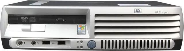 Alt view image 2 of 8 - HP DC7100 [Microsoft Authorized Recertified] Ultra Small Form Factor Desktop PC with Intel Pentium 4 2.8Ghz, 2GB RAM, 80GB HDD, DVDROM, Windows 7 Home 32 Bit