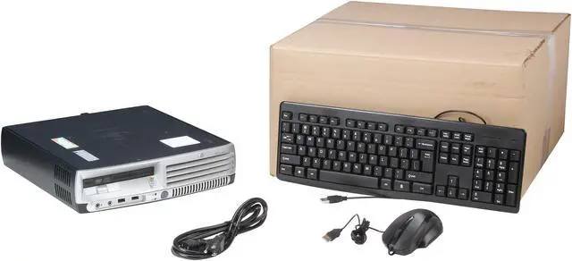 Alt view image 8 of 8 - HP DC7100 [Microsoft Authorized Recertified] Ultra Small Form Factor Desktop PC with Intel Pentium 4 2.8Ghz, 2GB RAM, 80GB HDD, DVDROM, Windows 7 Home 32 Bit